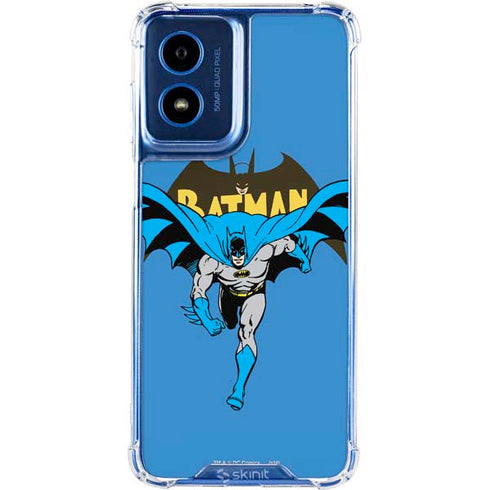 DC Comics Batman Vintage Action Pose Moto G 5G (2024) Clear Case